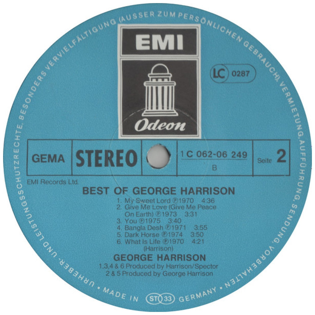 GEORGE HARRISON - BEST OF | VINILO USADO