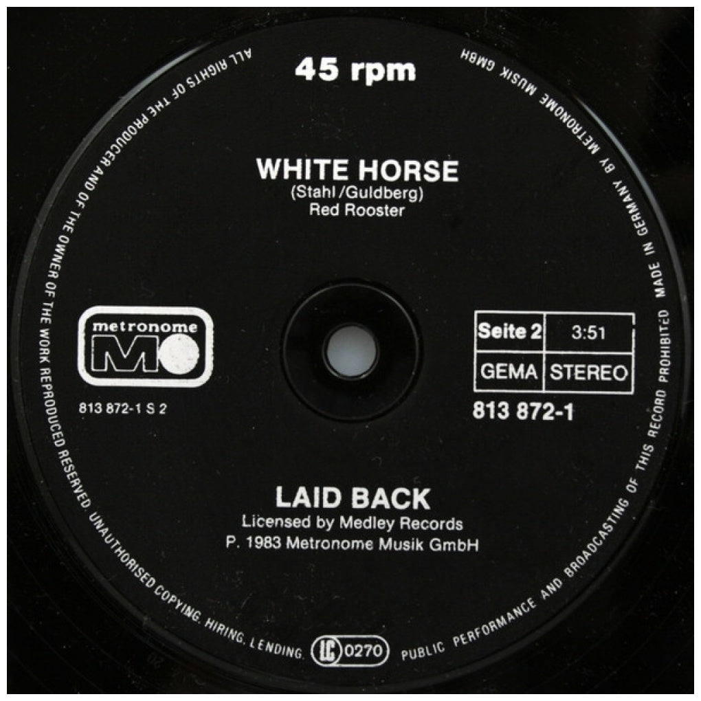 LAID BACK - SUNSHINE REGGAE | 12" MAXI SINGLE VINILO USADO
