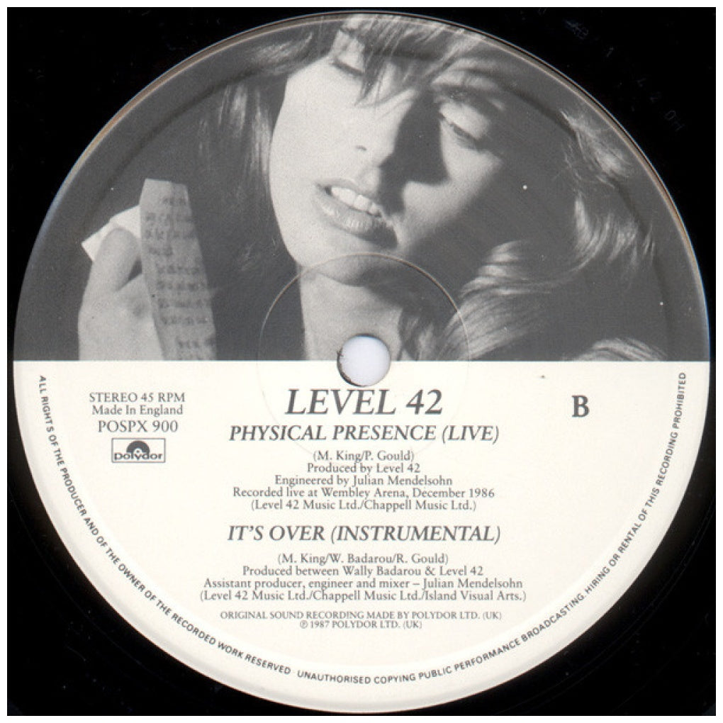 LEVEL 42 - IT'S OVER | 12" MAXI SINGLE VINILO USADO
