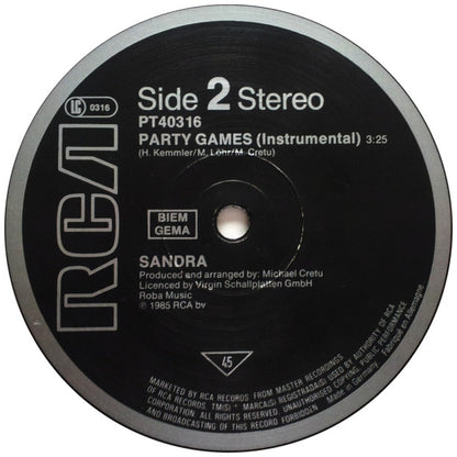 SANDRA - (I'LL NEVER BE) MARIA MAGDALENA | 12" MAXI SINGLE VINILO USADO
