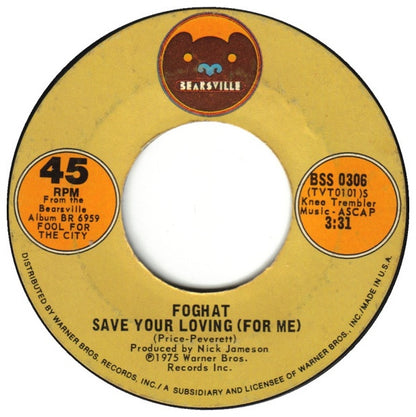 FOGHAT - SLOW RIDE | 7" SINGLE VINILO USADO