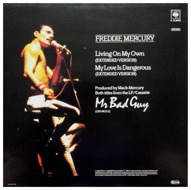 FREDDIE MERCURY - LIVING ON MY OWN | 12" MAXI SINGLE USADO