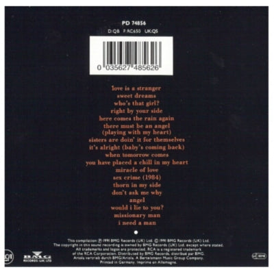 EURYTHMICS - GREATEST HITS |CD