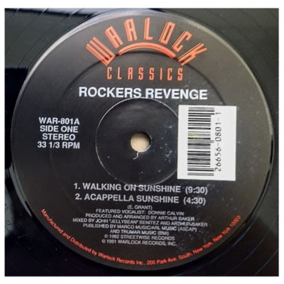 ROCKERS REVENG - WALKING ON SUNSHINE | 12" MAXI SINGLE VINILO