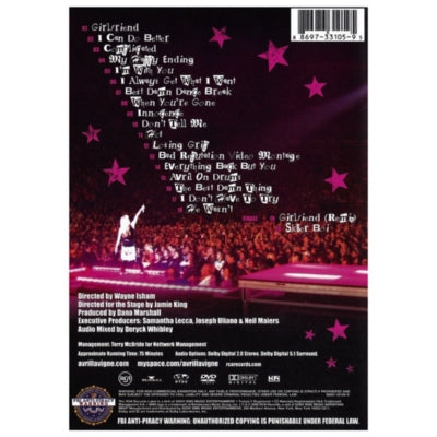 AVRIL LAVIGNE - BEST DAMN TOUR LIVE IN CONCERT | DVD