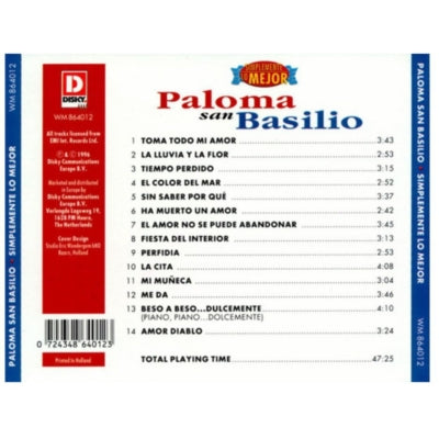 PALOMA SAN BASILIO - SIMPLEMENTE LO MEJOR | CD