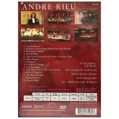 ANDRE RIEU - 100 YEARS OF STRAUSS | DVD