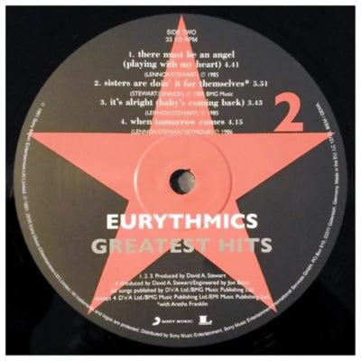 EURYTHMICS - GREATEST HITS (2LP) | VINILO