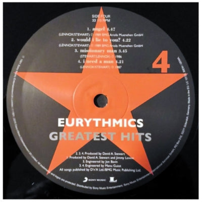 EURYTHMICS - GREATEST HITS (2LP) | VINILO