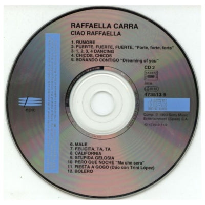 RAFFAELLA CARRA - CIAO RAFFAELLA (2CD) | CD