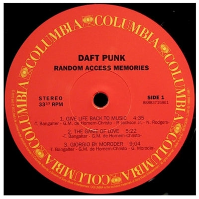 DAFT PUNK - RANDOM ACCESS MEMORIES (2LP) | VINILO