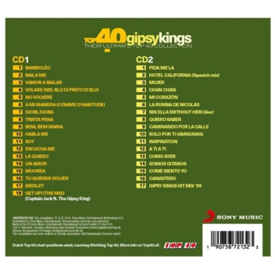 GIPSY KINGS - TOP 40 - GIPSY KINGS GREATEST HITS (2CD) | CD