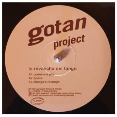 GOTAN PROJECT - LA REVANCHA DEL TANGO (2LP) | VINILO