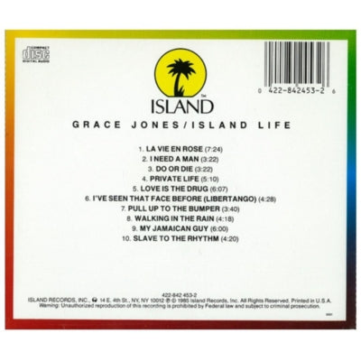 GRACE JONES - ISLAND LIFE | CD