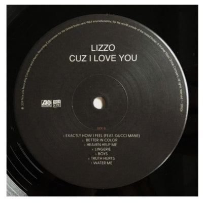 LIZZO - CUZ I LOVE YOU | VINILO