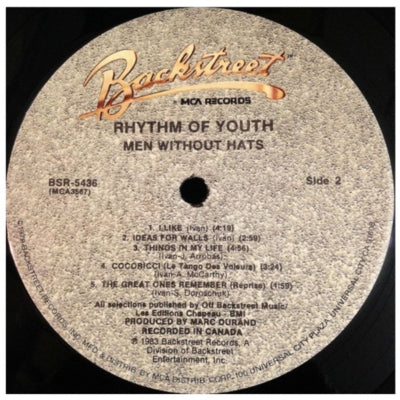 MEN WITHOUT HATS - RHYTHM OF YOUTH | VINILO