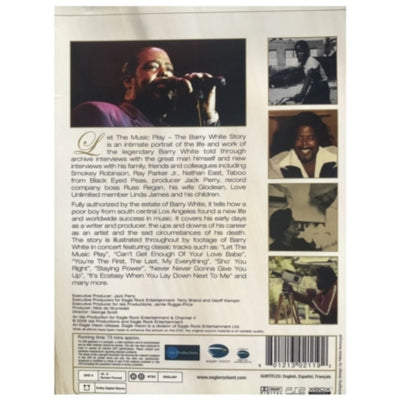 BARRY WHITE - STORY LET THE MUSIC PLAY | DVD