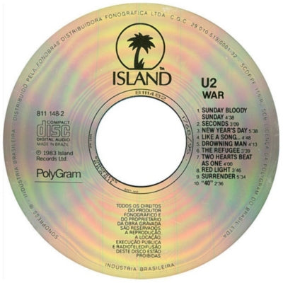 U2 - WAR WAR WAR| CD