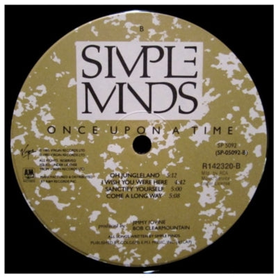 SIMPLE MINDS - ONCE UPON A TIME | VINILO