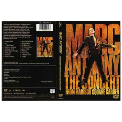 MARC ANTHONY - CONCERT FROM MADISON SQUARE GARDEN | DVD