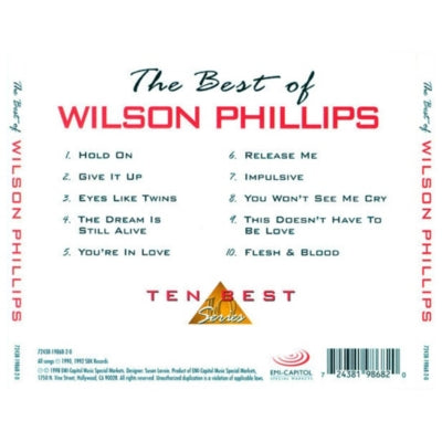 WILSON PHILLIPS - BEST OF | CD