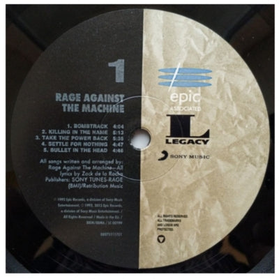 RAGE AGAINST THE MACHINE - RAGE AGAINST THE MACHINE | VINILO