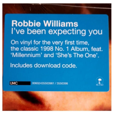 ROBBIE WILLIAMS - IVE BEEN EXPECTING YOU LIVE | VINILO