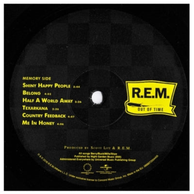 R.E.M. - OUT OF TIME ANNIVERSARY EDITION | VINILO