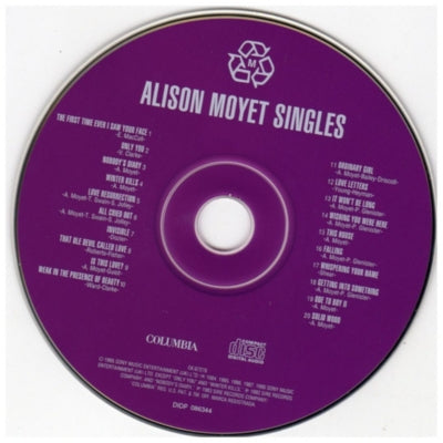 ALISON MOYET - SINGLES | CD