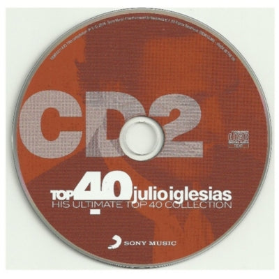 JULIO IGLESIAS - TOP 40 COLLECTION (2CD) | CD