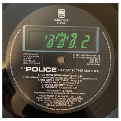 POLICE - GHOST IN THE MACHINE | VINILO