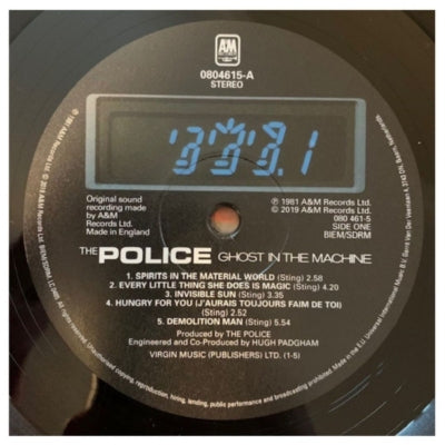 POLICE - GHOST IN THE MACHINE | VINILO