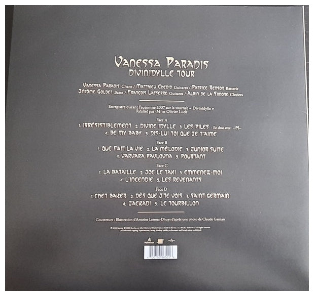 VANESSA PARADIS - DIVINIDYLLE TOUR (2LP)(COLOR) | VINILO