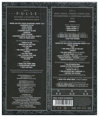 PINK FLOYD - P.U.L.S.E. 2021 (SLIPCASE WITH LED) (2DVD) | DVD