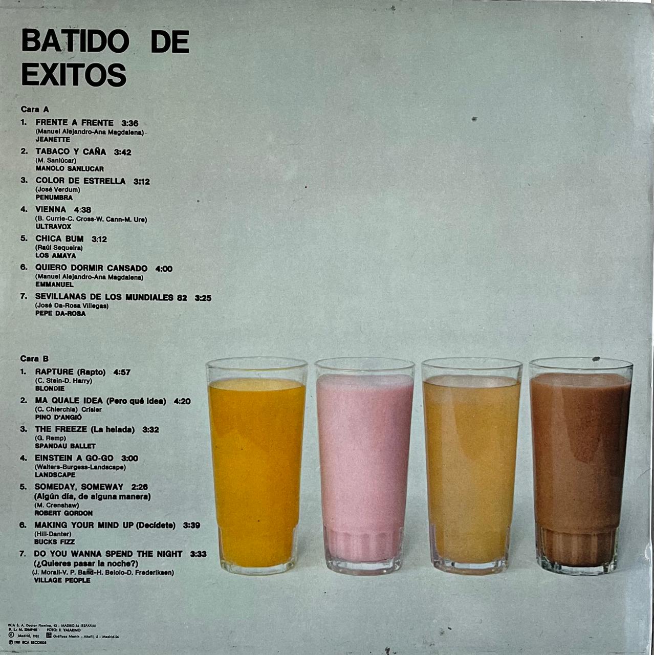 BATIDO DE EXITOS - VARIOS ARTISTAS  | VINILO USADO