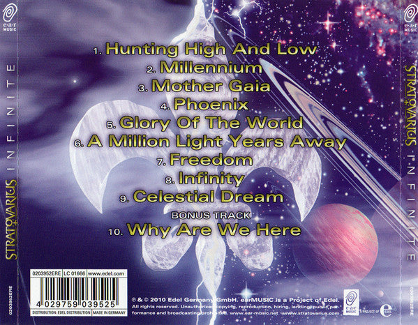 STRATOVARIUS - INFINITE | CD