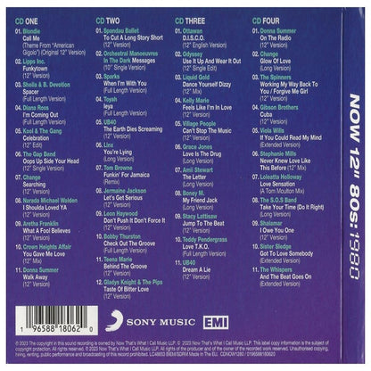 NOW 12" 80'S 1980 - VARIOUS (4CD BOXSET) | CD