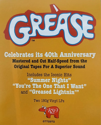 GREASE - OST SOUNDTRACK 40TH ANNIVERSARY (2LP) | VINILO