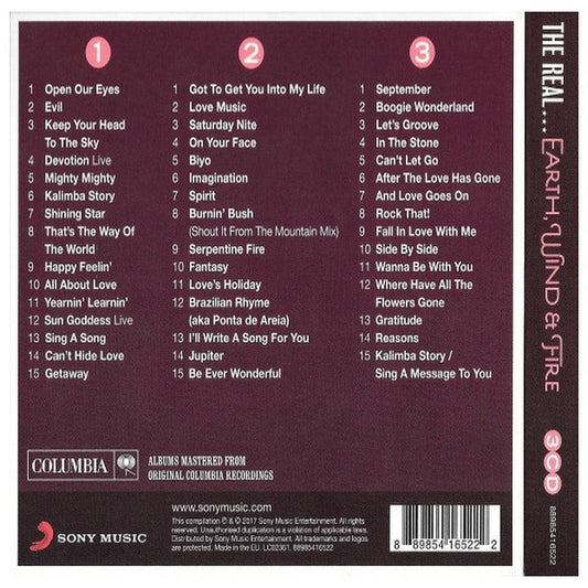 EARTH, WIND & FIRE - THE REAL EARTH, WIND & FIRE (3CD) | CD