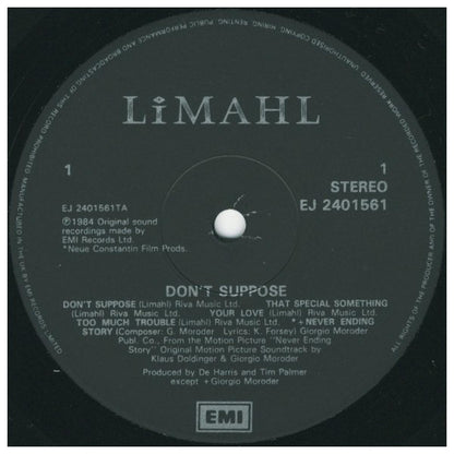 LIMAHL - DON'T SUPPOSE | VINILO USADO