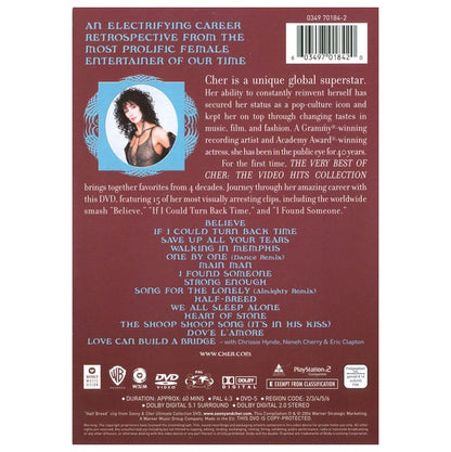 CHER - THE VERY BEST OF CHER: THE VIDEO HITS COLLECTION | DVD