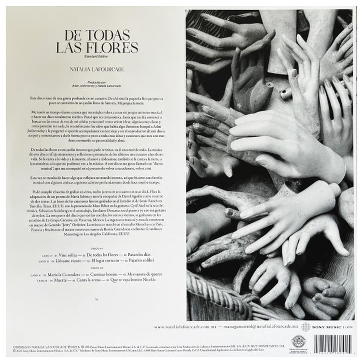 NATALIA LAFOURCADE - DE TODAS LAS FLORES (2LP+CD) (Colored Vinyl, Booklet, Boxed Set, Sticker) | VINILO