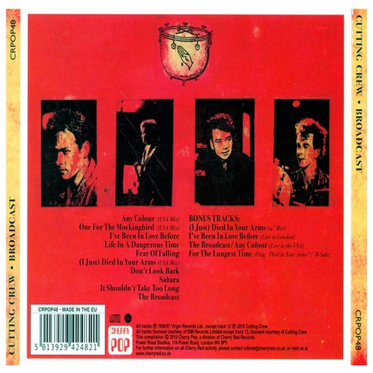 CUTTING CREW  - BROADCAST (BONUS TRACK)(UK VERSION) | CD