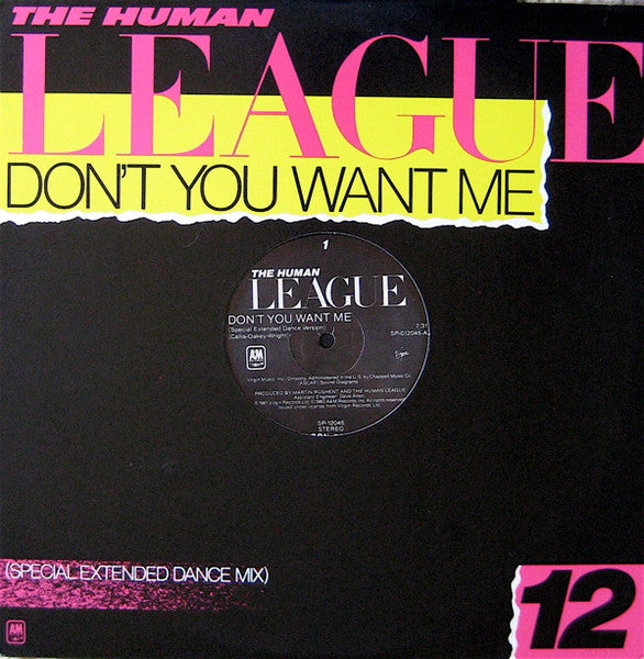 HUMAN LEAGUE - DON'T YOU WANT ME | 12" MAXI SINGLE USADO