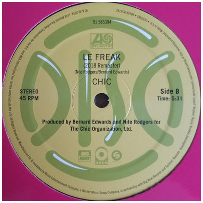CHIC - LE FREAK (12" MAXI SINGLE) | VDE-NUEVO/SELLADO