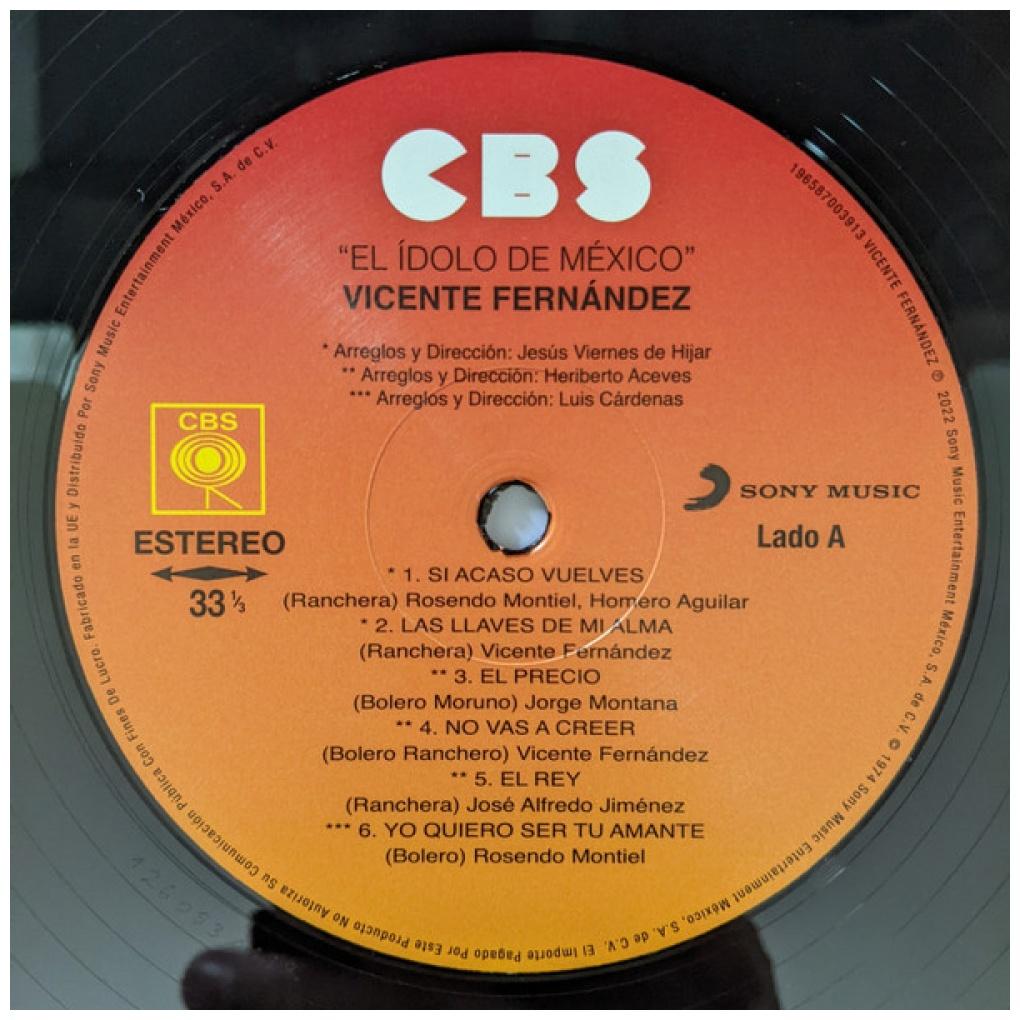 VICENTE FERNANDEZ - EL IDOLO DE MEXICO | VINILO