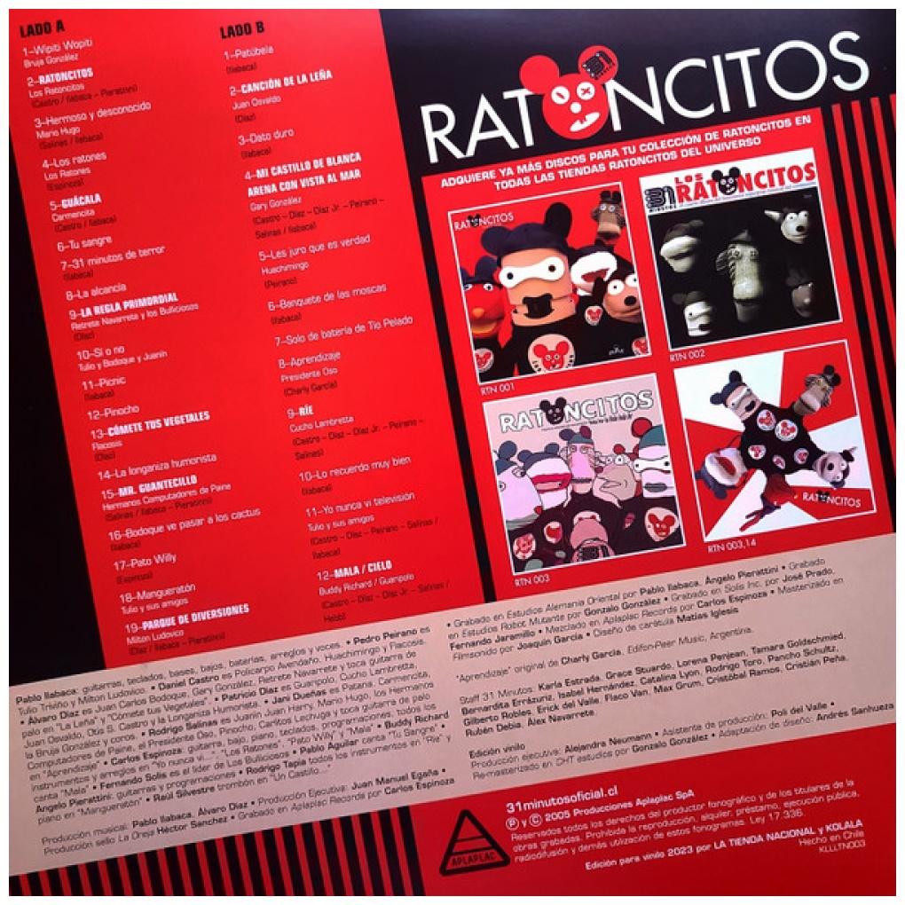 31 MINUTOS - RATONCITOS (VINILO NEGRO) | VINILO