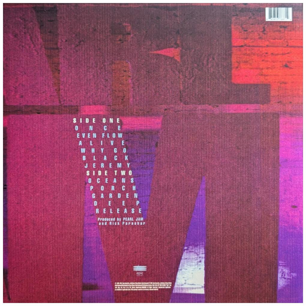 PEARL JAM  - TEN | VINILO