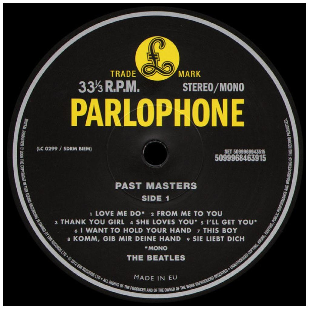 THE BEATLES - PAST MASTERS | VINILO