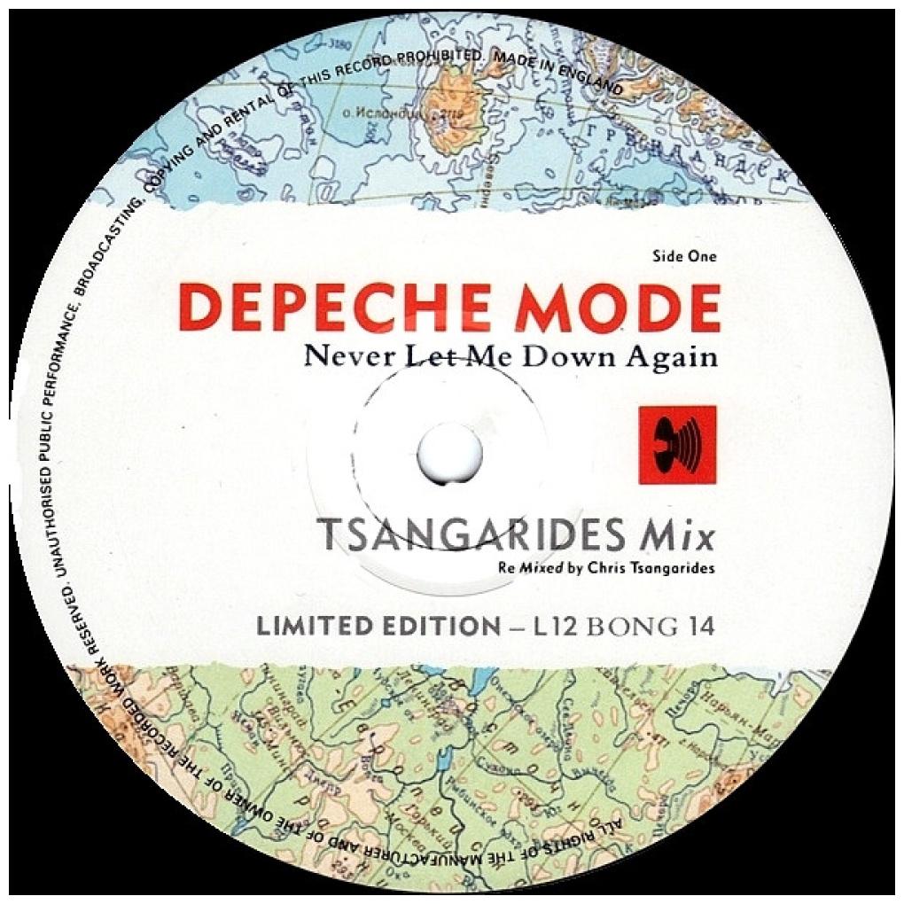 DEPECHE MODE - NEVER LET ME DOWN AGAIN (VDE-NUEVO/SELLADO) | 12" MAXI SINGLE VINILO USADO